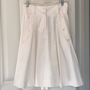 French Connection white skirt